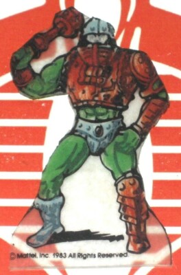 HE MAN MOTU Shrinky Dinks Used MAN AT ARMS 1983 Original Licensed Craft