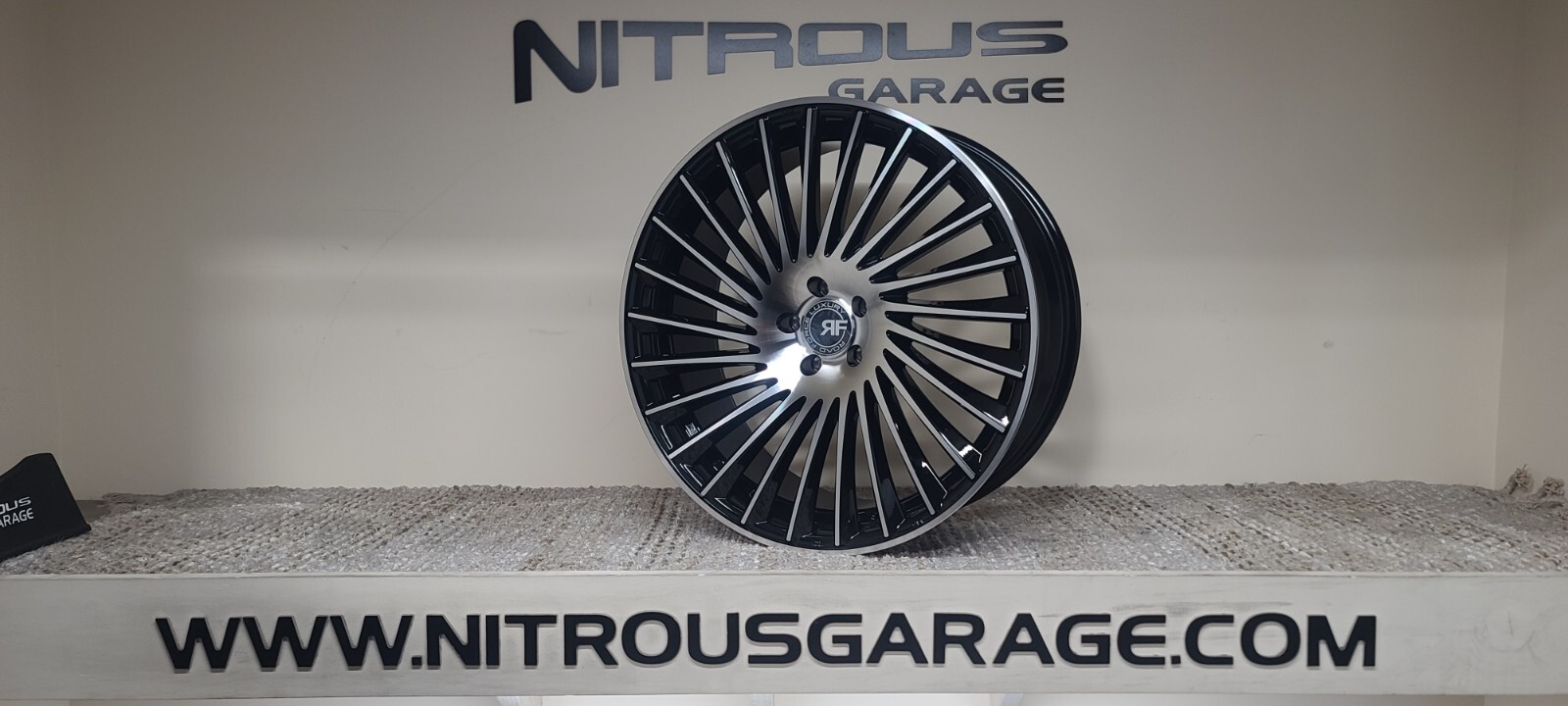 22 2-TONE STAGGERED CONCAVE RF23 MESH WHEELS FOR ROLLS ROYCE GHOST WRAITH DAWN