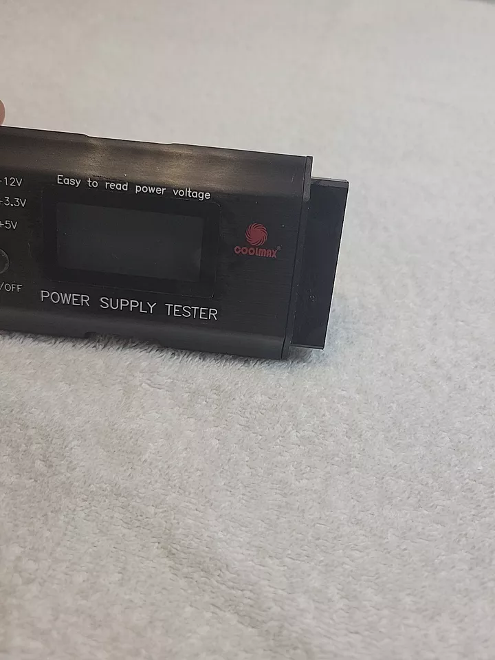 Coolmax LCD Power Supply Tester 24-Pin Model PS-224 - Power Voltage - Image 2 of 4