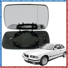 Right side Wide Angle mirror glass for BMW 3 series E30 E36 1982-2000 heated