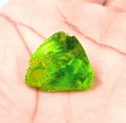 23.90 Ct Mind-Blowing Natural Uncut Rough Green Peridot Certified Gemstone NSH