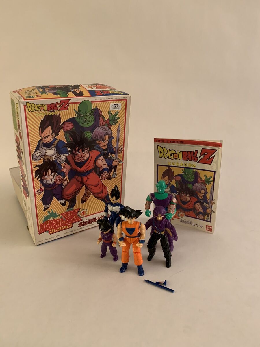 Dragon Ball Z 1992 Bandai Battle Z 1 Model Kit Figure Set Dragon Ball Z 1992 Bandai Battle Z 1 Model Kit Figure Set