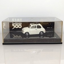 Minichamps Fiat 500 Open White 1/64