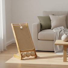 Wooden Frame Cat Scratcher Multi-Functional Sisal Cat Scratching Board