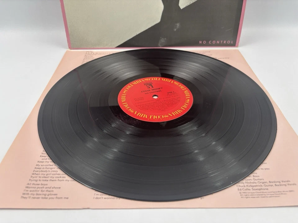 Eddie Money - No Control (1982, Vinyl LP) FC-37960 - Image 4 of 4