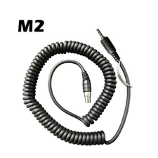 Klein K-Cord M2 Single Pin Headset Cable for Racing Radios Kenwood Radios