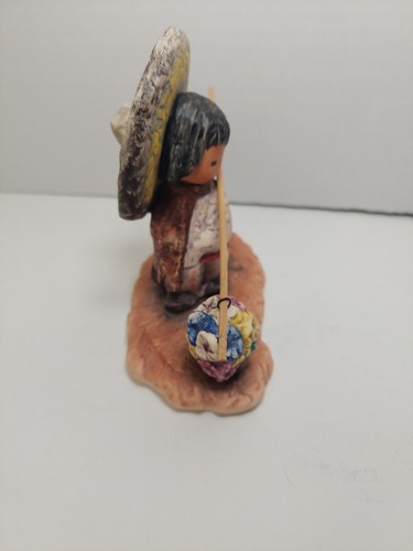 DeGrazia Figur BLUMENERNTE 1994 Vintage Goebel LESEN - Bild 2 von 10