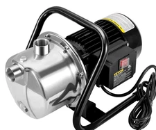 VEVOR 1.1HP Shallow Well Pump 978GPH 131ft Head Garden Water Jet Pump