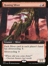Light Play, English MTG Homing Sliver - Foil - Extended Art Secret Lair Drop Ser