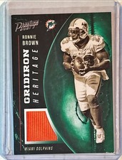 Ronnie Brown 2021 Panini Prestige Gridiron Heritage Memorabilia #GH-ROB (MEM)