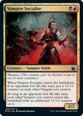 Vampire Socialite Innistrad: Midnight Hunt LP MTG