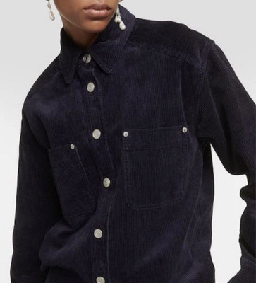 Isabel Marant Etoile RANDAL Corduroy Button Front Shirt  FR34 US0 NWT $545