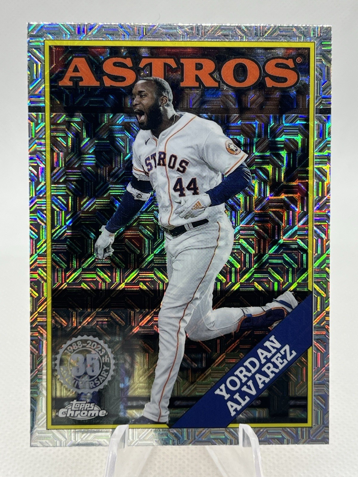 2023 Topps Series 1 - 1988 Topps Chrome Silver Pack Yordan Alvarez #T88C-82