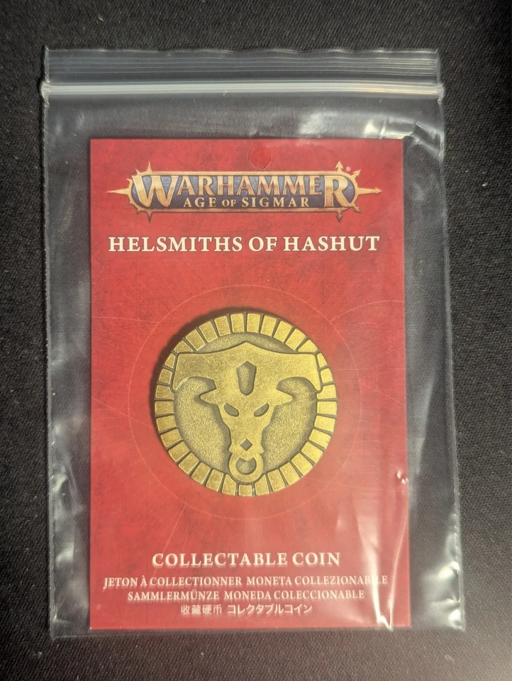 GAMES WORKSHOP Warhammer Collectible Coin Helsmiths Of Hashut Age Of Sigmar - Chaos Dwarfs