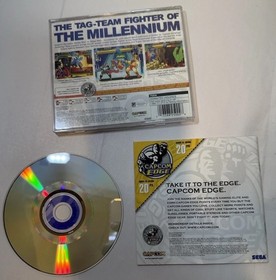 Sega Dreamcast Marvel vs. Capcom: Clash of Super Heroes complete, TESTED, WORKS 