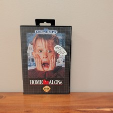 Home Alone Sega Genesis 16-Bit Game Cartridge CIB with Case and Manual
