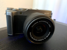 Fujifilm X-A7 24.24MP Mirrorless SLR Camera - Silver Kit with Fujinon XC...