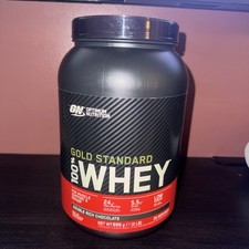 Optimum Nutrition  Gold Standard Whey Protein Powder Double Rich chocolate 899g 26.23 per kilo