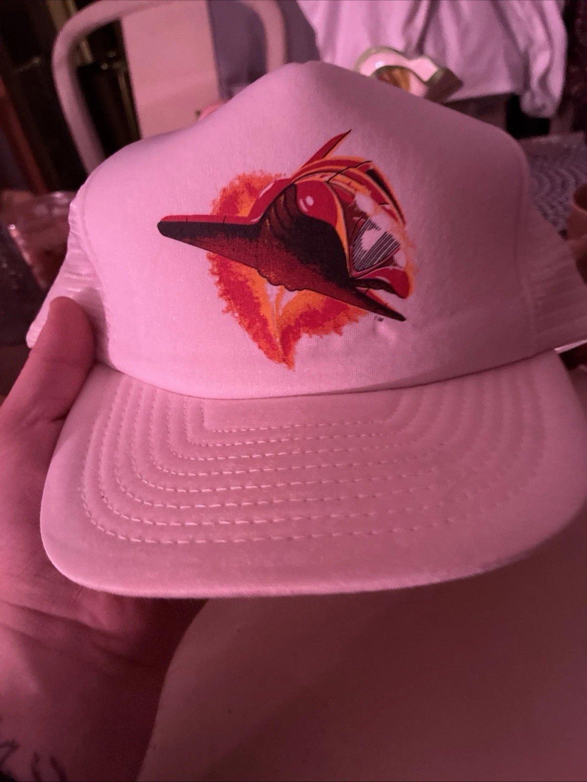 ZZ Top Afterburner tour 1985 Print Trucker Hat Mesh Back White for Men One Size
Opens in a new windo