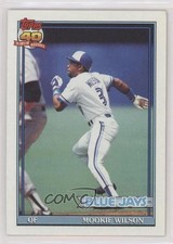 1991 Topps Mookie Wilson #727 0l4h