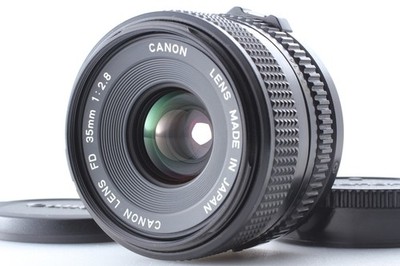 【美品】キャノン New FD ニューFD 35mm f2.8 レンズ Canon New FD 35mm f/2.8 | Vintage Lens Review & Specs