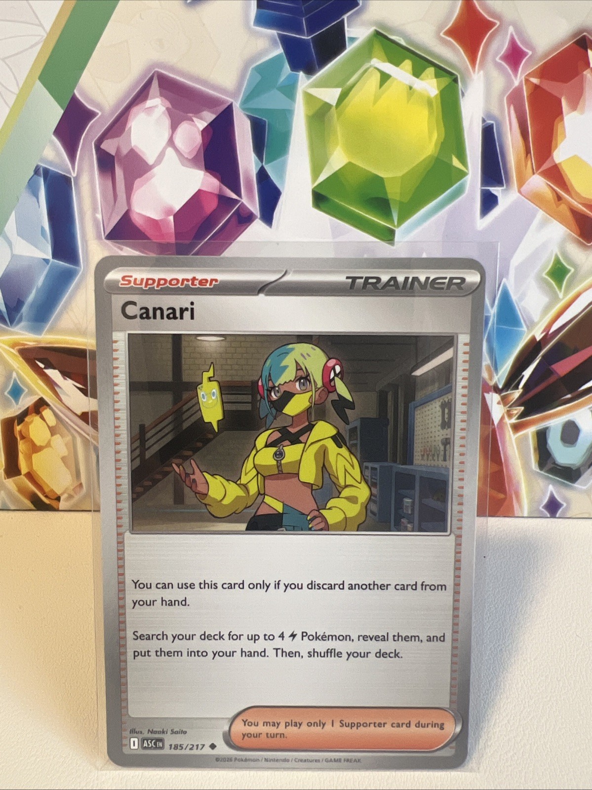 Canari 185/217 Uncommon Regular - Pokemon TCG Ascended Heroes - NM