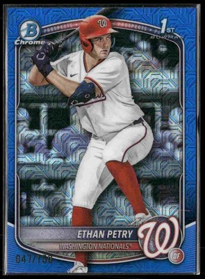 2025 Bowman Draft #BD-151 Ethan Petry Blue Border #/150