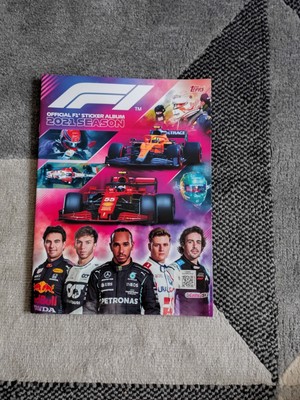Topps Official F1 Sticker Album 2021 Season Complete, Foil And Paper Sticker