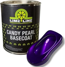 LiME LiNE Grimace Purple Candy Pearl Basecoat - Full Coverage Candy - 1 Quart