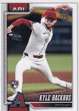 2026 Topps Series 1 #21 KYLE BACKHUS (RC) - Rookie Card Arizona Diamondbacks