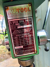 Nu-Tool DP 16-5 Drill Press 5 Speed 16mm Keyed Chuck 240V Green