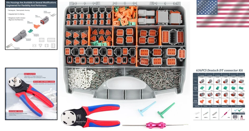 Automotive Connectors 636PCS DT Series - Image 2 of 4