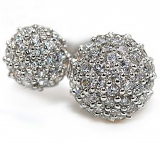 3CT Treated White Sapphire 925 Genuine Sterling Silver Ring Sz 8 MK6-2