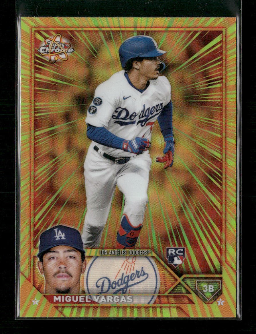 2023 Topps Chrome Miguel Vargas RC Radiating Rookies Case Hit SSP! #RR-19