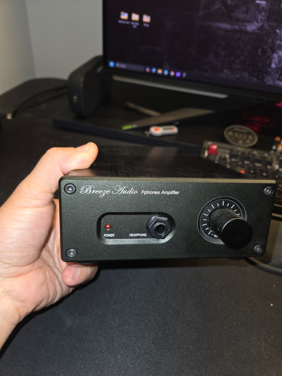 Finished FET Class A Stereo Headphone Amplifier Base On Audio HA5000 Circuit