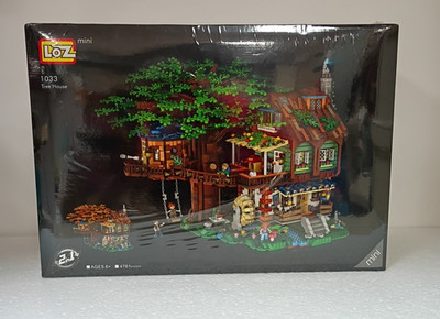 LOZ MINI Blocks 1033 Tree House Building Kit 4761Pcs Ideas Forest $399 RETAIL