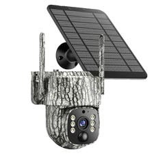 Solar Trail Camera with SIM Card 4G Cellular Game Hunting Wildlife Cam Live View
