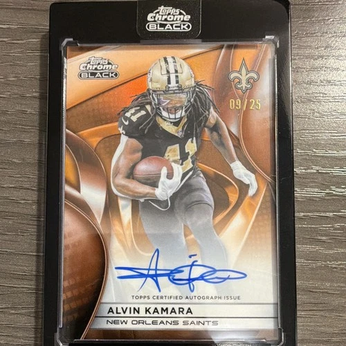 2025 Topps Chrome Alvin Kamara Chrome Autographs (RAW)