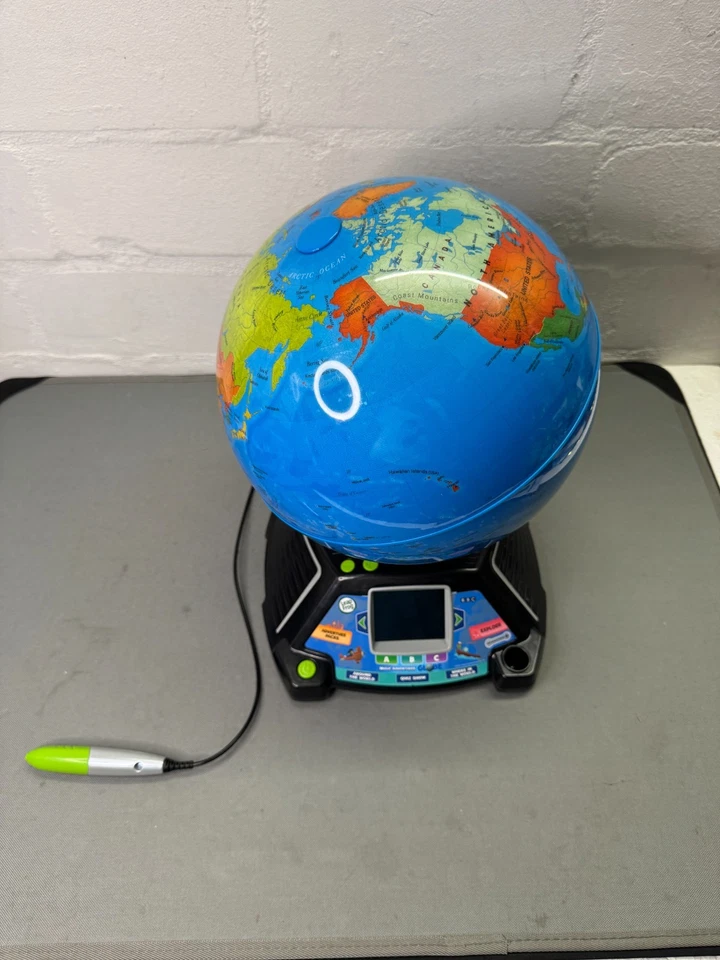 VTech Interaktiver Videoglobus – Lern-Globus mit Bildschirm & 9000 Fakten (EN) - Bild 2 von 4