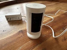 Pierścień wewnętrzna kamera stick up 2. generacji 5F72E9 Wi-Fi 1080p FHD kamera wewnętrzna - biała