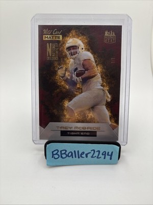 2022 Wild Card MATTE Rookie Heat National - Gold Flames 1/1 Trey McBride RC