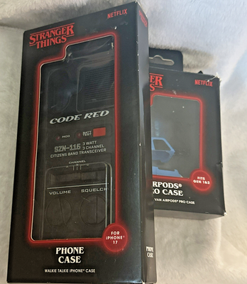 Stranger Things AirPods Pro Case WSQK Van & iPhone 17 Walkie