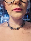 vintage gold-tone costume jewelry necklace