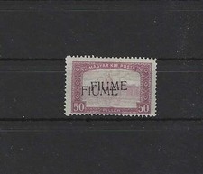 FIUME Yvert  n° 14 neuf avec charnière - Double surcharge