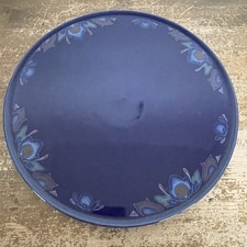 Denby Baroque Gateaux Cake Pizza Serving Plate Large Stoneware Vintage