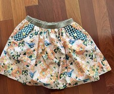 Matilda Jane 435 Skirt 14 Girl's Makayla Skirt Friends Forever Floral Bird
