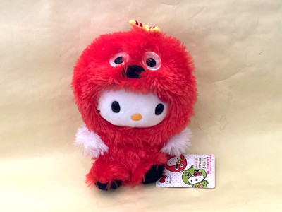 Rare Japan Limited Hello Kitty Mukku Japanese Plush Doll 7'' From Japan