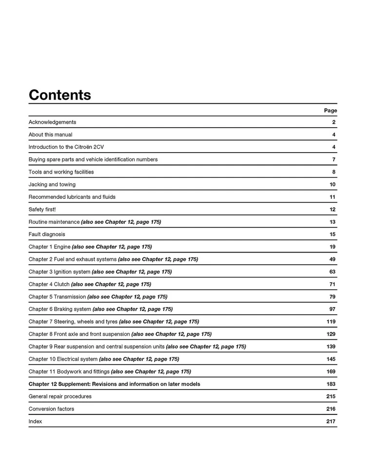 Citroen 2CV, Ami & Dyane (1967-1990) Haynes Repair Manual - Image 3 of 4