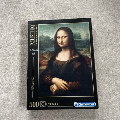 Mona Lisa Puzzle  - 500 - Piece - Leonardo Da Vinci Museum Jigsaw - Clementoni 