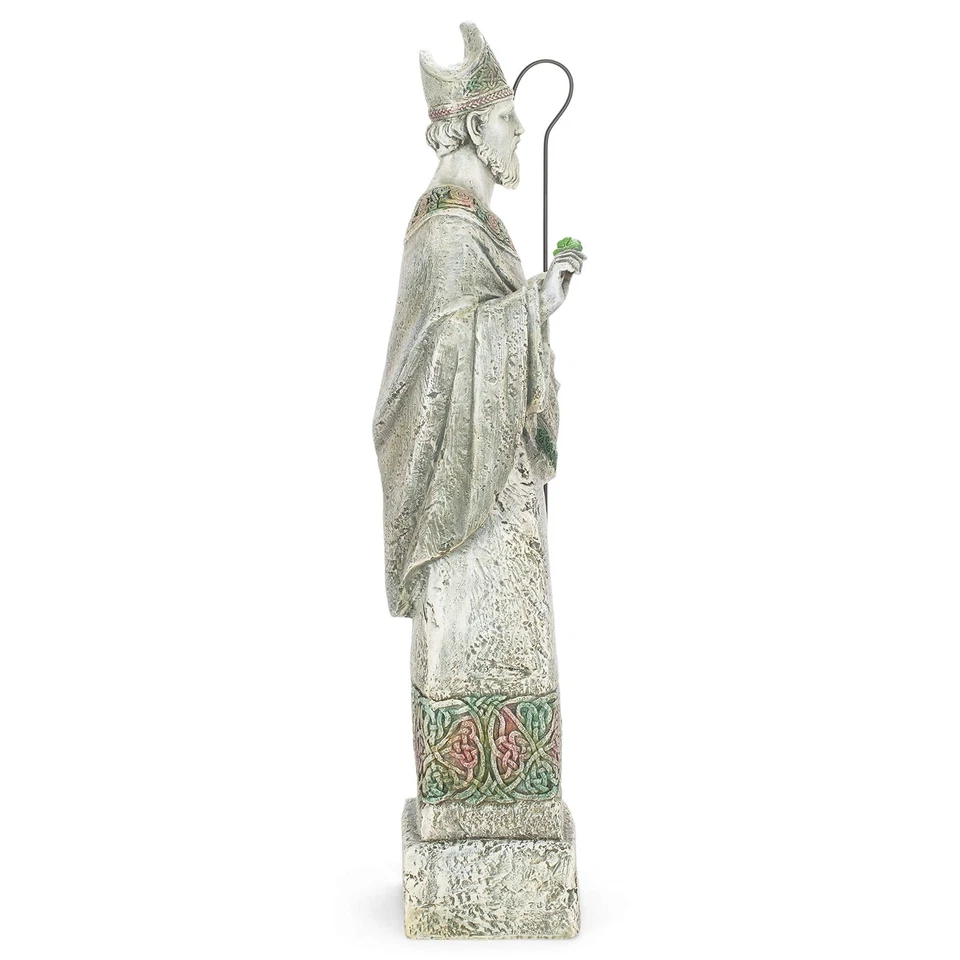 by Roman, 26.5" H St. Patrick Garde Statue, Patron Saint, Outdoor Décor - Image 4 of 4